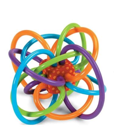 Fiorky 2-in-1 Gripping Handball | Scratch-Resistant Soft Rubber Toy for Early Development & Teething | Perfect Gift for Boys & Girls | International Shipping Available - Buy Online on GoSupps.com