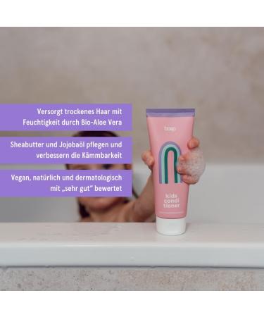 boep Kids Conditioner | Natural Vegan Conditioner for Kids | Moisturizes Detangles Hair & Ensures Better Combing (100ml) - Buy Online on GoSupps.com