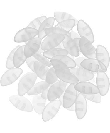 Tenlacum Silicone Push-in Eyeglass Nose Pads - 25 Pairs Eyeglass Repair Kit | Colorless Comfortable & Durable - Buy Online on GoSupps.com