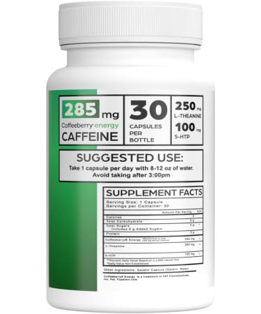 Clean Caffeine Pills - Coffeeberry Energy for No Jitters | 30-Day Supply of Clean Energy - Buy Online on GoSupps.com