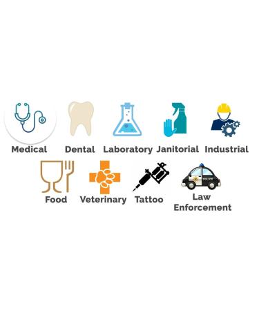 Low Derma Gray Black Nitrile Exam Gloves - Powder Free, Latex Free, Non Sterile - 5 Mil - Large (Pack of 1000) - Buy Online on GoSupps.com