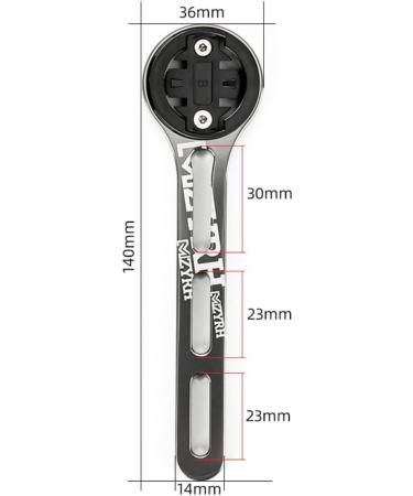 Houston Bicycle Computer Bracket | Compatible with Garmin Edge Wahoo Elemnt Bryton & Gopro | Racing Bike Handlebar Holder - Buy Online on GoSupps.com