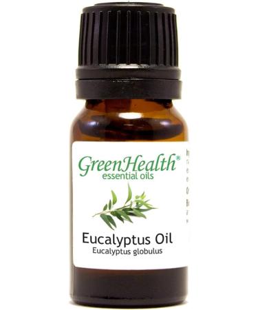 Eucalyptus 1/3 fl oz (10 ml) Glass Bottle 100% Pure Essential Oil GreenHealth - Buy Online on GoSupps.com