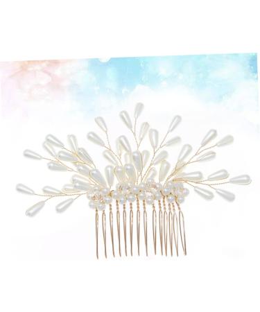 DOITOOL Bridal Hair Clip Bridesmaid Hair Accessories Hair Side Comb Clip Hair Combs for Women Clip Wedding Hair Comb Crystal Hair Comb Hair Jewels for Women Tiara Miss Hairpin Pearl - Buy Online on GoSupps.com