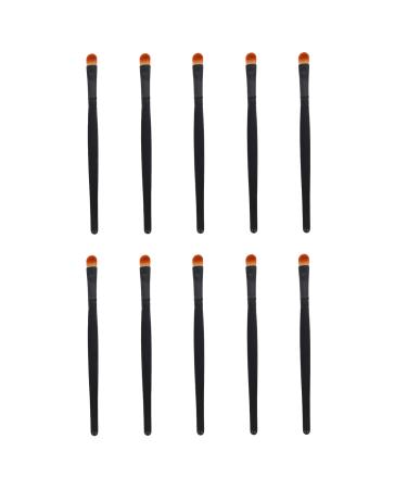 Lurrose make-up blushing 10 pieces concealer make-up brush small flat under eye brush eyelid shadow brush comestic tools for pr Zise color corrected eyes and forehead