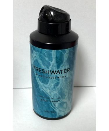 Bath and Body Works Men's Collection FRESHWATER Deodorizing Body Spray 3.7oz - Buy Online on GoSupps.com