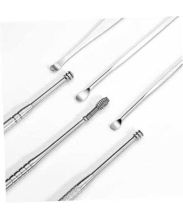 2-Piece Stainless Steel Ear Cleaning Tool Set for Safe Ear Wax Removal - Child-Friendly Double Head Ear Scoop and Scraper - 11.7cm - Buy Online on GoSupps.com