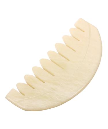 SESESFOUFU Jade comb vintage comb massage device gua-sha-comb massage jade-hair combat nude combat scalp massage scalp massage tool massage comb The second paragraph scratch comb jade xiuyu