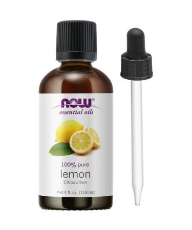 NOW Foods Lemon Oil 4 Fluid Ounce + 1 Glass Dropper