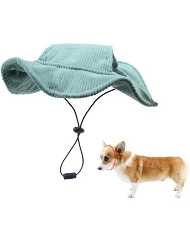 AAED Pet Fishing Hat Dog Sun Protection Hat Dog Dog Hat Sun Protection Dog Hat Hat For Dogs Yellow Green S