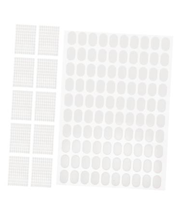 BIUDECO 20 Sheets Press Nails Sticky Tabs Double Sided Adhesive Tape for Universal Nail Forms Strong Adhesion Easy Removal Breathable Water Resistant for Professional Home Use