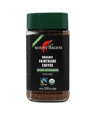 Mount Hagen, Coffee Decaf Freeze Dried Organic, 3.53 Ounce