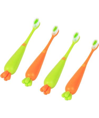 Carrots Children's Manual Toothbrush - Portable & Eco-Friendly 20 Pieces for Toddlers & Families - Buy Online on GoSupps.com