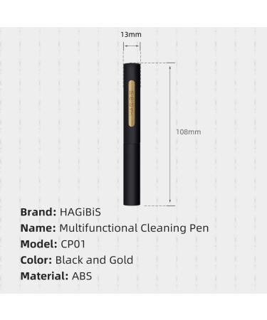 Hagibis Cleaning Pen for Airpods Pro 1 2 - Multi-Function Cleaner Kit with Soft Brush - Earphones Case Cleaning Tools for Huawei, Samsung, MI, and More - Black - Buy Online on GoSupps.com