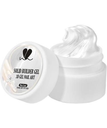 3D Modelling Gel for Nails - Solid Nail Gel for Sculpture 5ml Builder Non Sticky for Extension Modeling Sculpture Beginner Professional Women Girls - Buy Online on GoSupps.com