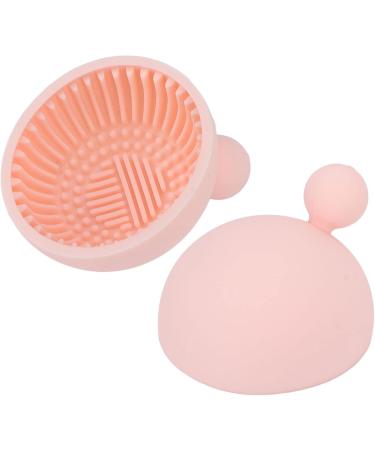 HUSHUI Portable Makeup Brush Cleaning Bowl Mat Home Flexible Silicone Cosmetic Brush Cleaner Scrubber - Buy Online on GoSupps.com
