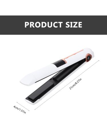 FOMIYES Mini Hair Straightener Curling Iron Professional Styling Tools Straightener Curler Wireless Hair Curler Major White - Buy Online on GoSupps.com