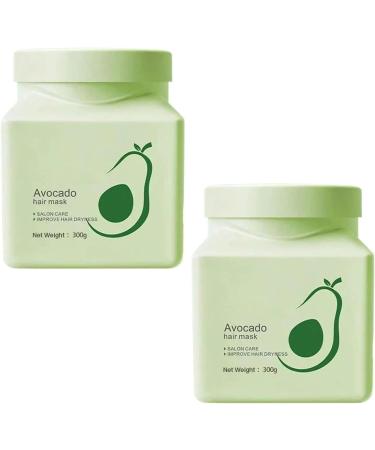 Masque Capillaire l Avocat Soin Profond Nourrissant et R parateur R paration Intensive pour Cheveux Secs et Ab m s Aide Pr venir les Pointes Fourchues Hydrate et Nourrit Pour Femme et Homme(2)