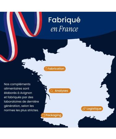 Vitamin D3 100% Vegetable 1000 IU | 500% of daily intake | Immunity Bones & Teeth | Lichen | NaturAvignon Laboratory | 60 tablets | Made in France - Buy Online on GoSupps.com