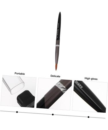 Beavorty 1pc Nail Pen flower drawing pen Nail Art Tool nail painting pen nail brush nail art builder brush nail art tips builder nail dotting pen nail drawing pen alloy carved 3d flowers 13.6x1.8cm Black - Buy Online on GoSupps.com