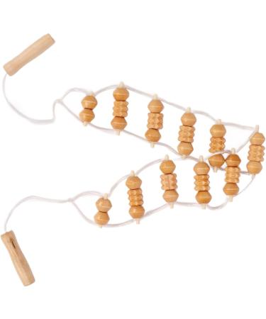 Wooden Roller for Back Massage | Lymphatic Drainage & Wood Therapy Device for Neck & Legs - Buy Online on GoSupps.com