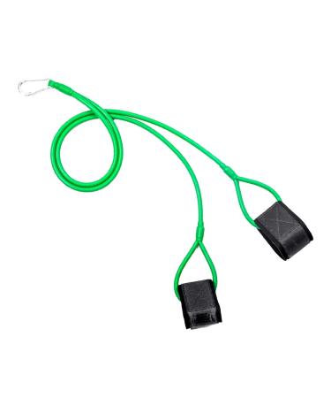 Elastic training rope latex resistance band baseball litter pitching training elastic belt arm coach rope fitness device green