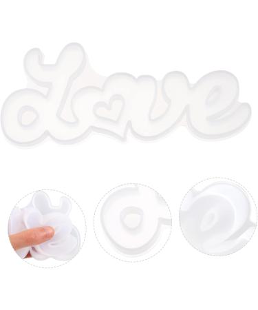 STOBOK Letter Stencil Alphabet Casting Mold Foot Charm White Crystal Mother Accessories White 19.7X9.2X1.6CM - Buy Online on GoSupps.com