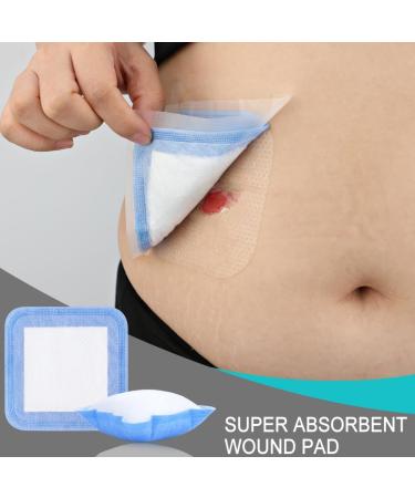 Super Absorbent Dressing Pad for Heavy Drainage - Fast Healing Wounds Pressure Sores & Foot Ulcers (4x4 Inch Pack of 5) - International Shipping Available - Buy Online on GoSupps.com