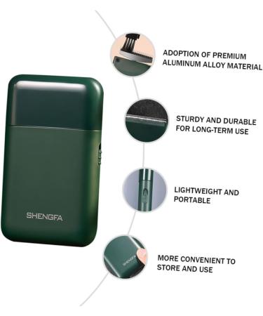 Angoily Electric Facial Hair Removal Razor Set - Wet & Dry Rotary Shaver Mini Knife Head for Effortless Grooming - Buy Online on GoSupps.com