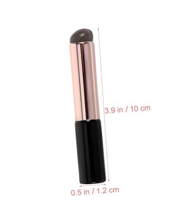 Buy Angoily 3 Pcs Round Head Lip Makeup Brushes - Silicone Applicator with Imitation Wood Handle for Lip Scrub & Lipstick - Portable Makeup Tools for Flawless Lips - Buy Online on GoSupps.com