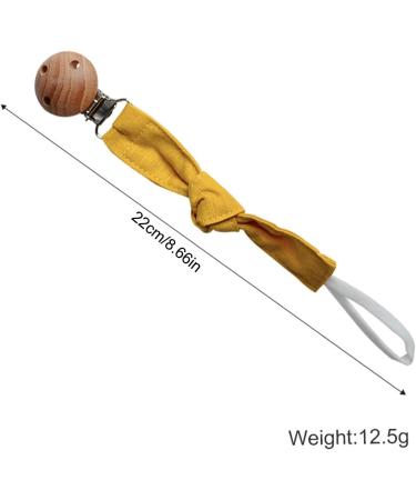 Facynde Pacifier Chain Clip - Baby Pacifier Strap Holder | One-Piece Design & Wooden Clips for Teething Rings - International Shipping - Buy Online on GoSupps.com