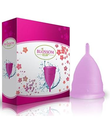 Blossom Menstrual Cup - Eco-Friendly Reusable Silicone Period Cup (Small Purple) | Say Goodbye to Tampons - Buy Online on GoSupps.com