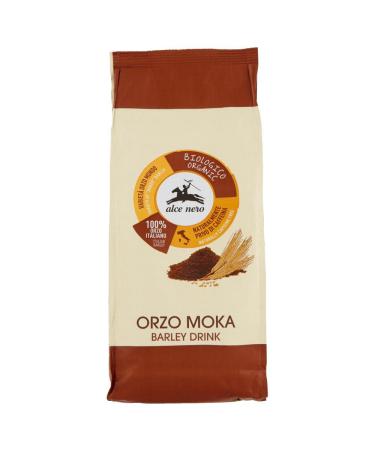 Pack of 6 Alce Nero Orzo Moka Biologico barleys for mocha barley drinks - Organic product - 500g - Coffee substitute - Gold
