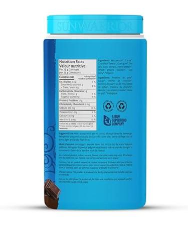 Buy SUNWARRIOR Warrior Blend Protein Chocolate 750g - Vegan Protein Powder for Muscle & Recovery - International Shipping Available - Buy Online on GoSupps.com