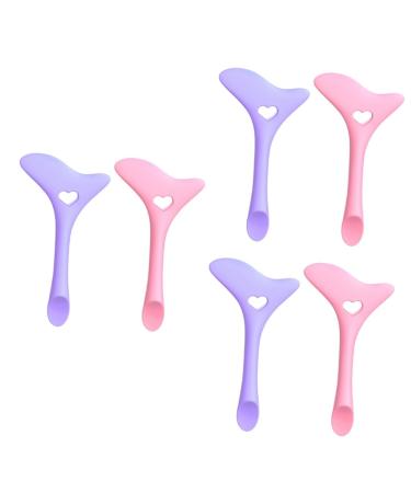 Mipcase 6 Pcs Eyeliner Makeup Tools Silicone Eyeshadow Stencil Make up Tools for Women Shield The Face Girl mediumx3pcs Assorted Colorx3pcs