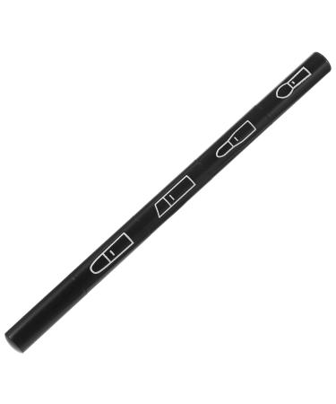 Beaupretty 4 1 suite eye shadow retractable makeup brush plastic travel cosmetic brush eyeliner Miss girls suit face face makeup tool Multifunction women s suits set make up 4 in 1 16x1cm Black