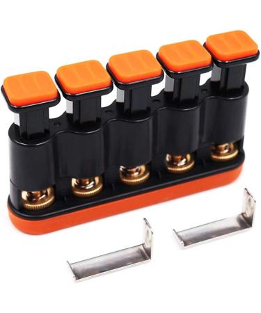 DILIMI Finger Strengthener - Hand Grip Trainer for Musicians, Athletes & Physical Therapy - Orange - Buy Online on GoSupps.com