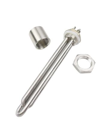 Immersion Water Heater 24v 600w Heating Water Preheat Heating Element 1BSP DN25 Solar Water Heater Submersible Gas Heater Color Heating Only Wattage 24v 600w BSP Heating Screw Heaterthreadnut 24v 600w BSP