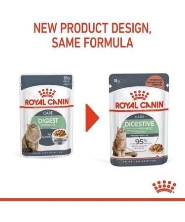 Royal Canin Digestive Care Adult Wet Cat Food in Gravy 48 x 85g Multipack - Buy Online on GoSupps.com