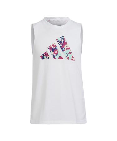 adidas Girls G Tr-es Tk Tank Top 164 White/Tincru/Menpul/Fucsem