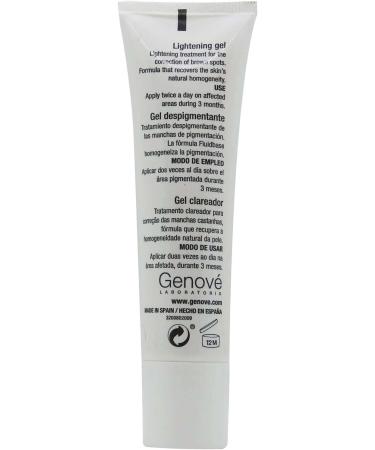 GENOA LABORATORY Fluidbase Depigmenting gel facial cream for spots on the face sun protection vitamins A C and D moisturizing and producing collagen 30 ml - Buy Online on GoSupps.com