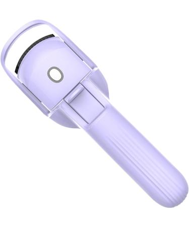 Eyelash Heated Curler Portable Electric Lash Curling Tool - Rapid Heat-up Eye Lash Curler with Temperature Control 3 Modes Silicone Pad for Quick Natural Eye Lashes Purple - Buy Online on GoSupps.com