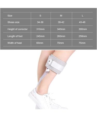 Adjustable Ankle Foot Orthosis for Drop Foot - Stabilizer Support for Dorsiflexion - Large Right Size - International Shipping Available - Buy Online on GoSupps.com