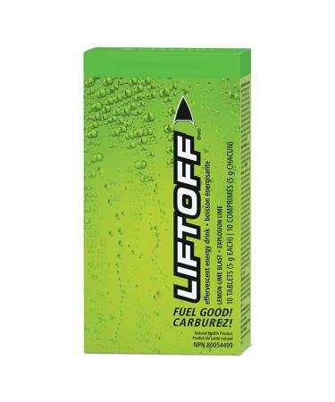 Liftoff (10 TAB Lemon-Lime Blast 10 Tablets) Lemon-Lime Blast 10 Tablets 10 TAB