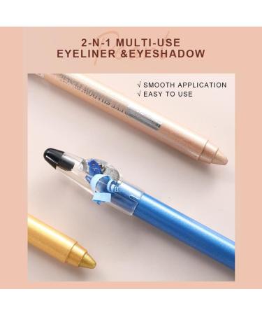  Katutude Eyeshadow Pencil Shimmer Long Lasting Stain Proof and Waterproof Eyeshadow Liquid Highly Pigmented Eye Shadow Pencil Creamy Matte and Shimmering - Buy Online on GoSupps.com