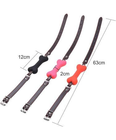 Soft Silicone Bone with Adjustable Belt Great for Bedroom Pet Training Games (Pink) - Buy Online on GoSupps.com