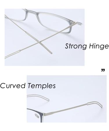 Ultra-Thin Blue Light Blocking Reading Glasses | Portable Flat Folding 1.5x Readers for Men & Women with Protective Case - Buy Worldwide - Buy Online on GoSupps.com