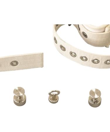 Single Hand or Foot Magnetic Lock Restraint Belt - Buckle for Psychiatric Rehabilitation & Bed Restraint - One Size Adult White - Buy Online on GoSupps.com