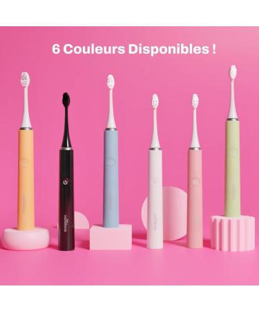 Buy Rechargeable Electric Sound Toothbrush - 5 Cleaning Modes 1 Month Battery Integrated Timer - Orange - Ships Internationally - Buy Online on GoSupps.com