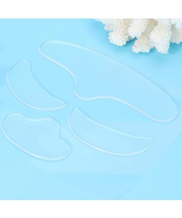 Sonew 4Pcs Silicone Anti-Wrinkle Pads - Reusable Forehead Eye & Chin Skin Care Lifting & Firming Treatment - Buy Online on GoSupps.com